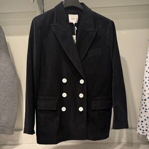 Madewell Alexa Chung for Madewell double breasted blazer corduroy